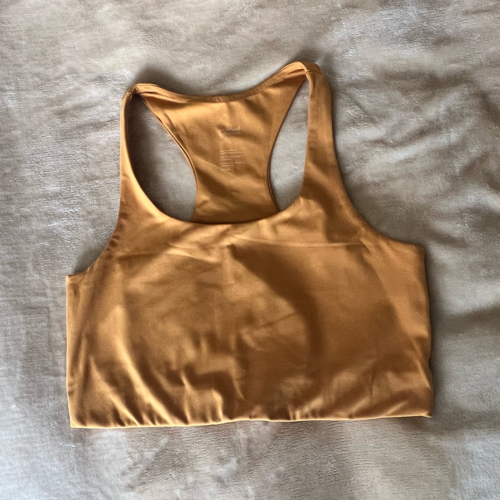 Girlfriend Collective Paloma Sports Bra, size L-minimal wear